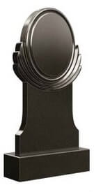 Модель памятника №70 вертикальный, портретный, округлый, мужской